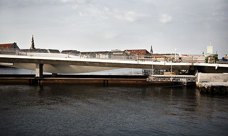 Пешеходный мост Inderhavnsbro открыли в Копенгагене