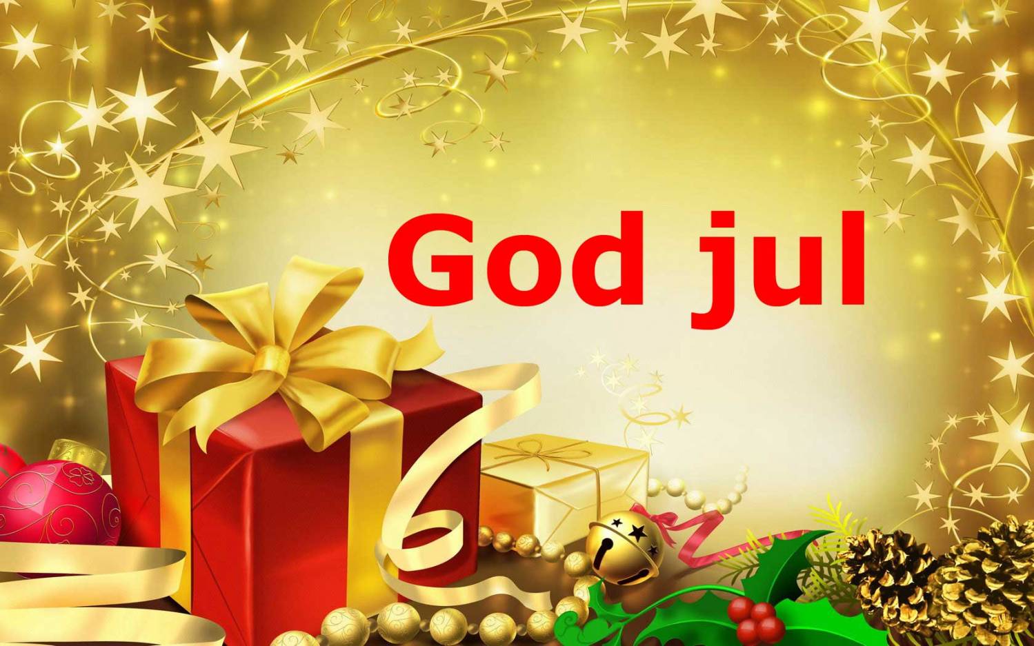 С Рождеством! С праздником Коляды! God Jul!